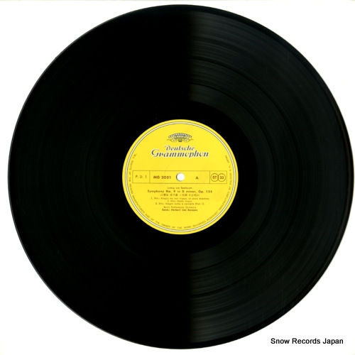 KARAJAN, HERBERT VON beethoven; symphony no.9 in d minor MG2051