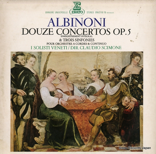 SCIMONE, CLAUDIO albinoni; douze concertos op.5 ERA2118/19