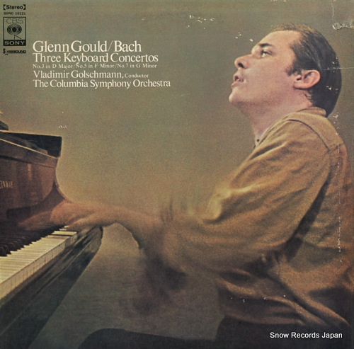 GOULD, GLENN bach; three keyboard concertos SONC10121