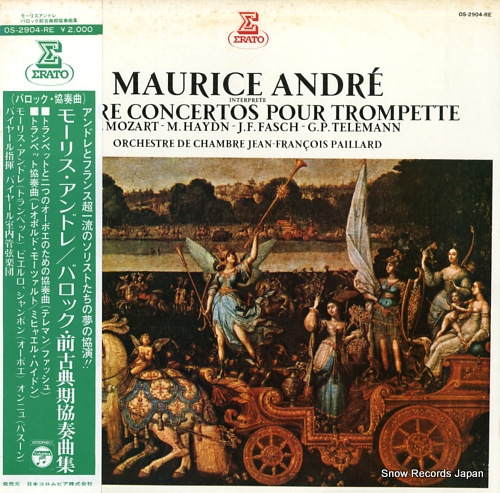 ANDRE, MAURICE quartre concertos pour trompette OS-2904-RE