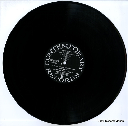 HAWES, HAMPTON the trio: hampton hawes vol.1 SR(M)3081