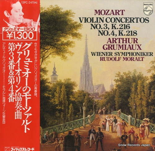 GRUMIAUX, ARTHUR mozart; violin concertos no.3, k.216 13PC-247(M)