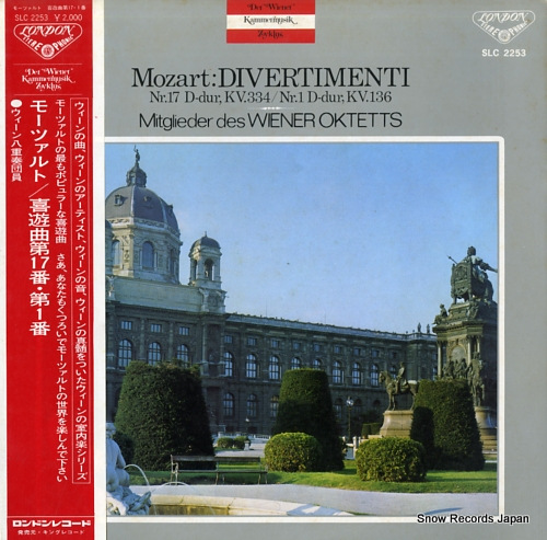 MITGLIEDER DES WIENER OKTETTS mozart; divertimenti nr.17 d-dur, kv.334 SLC2253