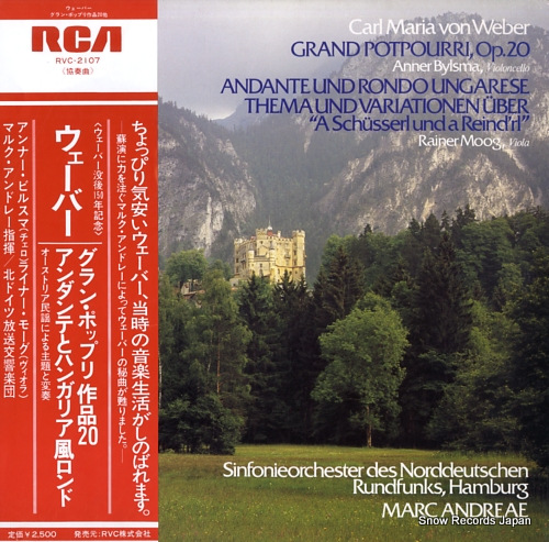 ANDREAE, MARC weber; grand potpourri, op.20 RVC-2107
