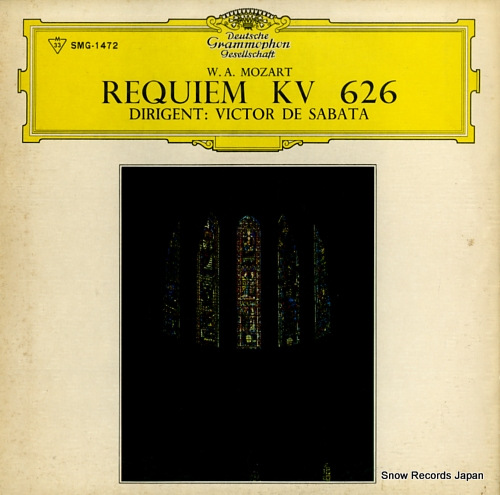 SABATA, VICTOR DE mozart; requiem kv 626 SMG-1472
