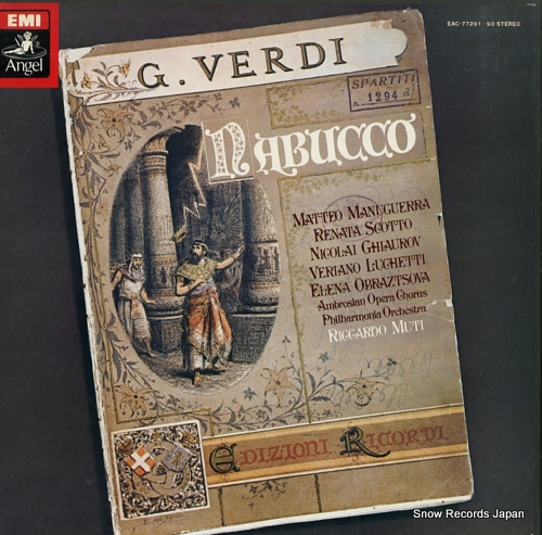 MUTI, RICCARDO verdi; nabucco EAC-77291-93 - front cover