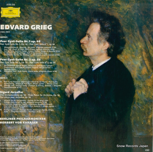 KARAJAN, HERBERT VON grieg; peer gynt-suiten 1 & 2 2530243