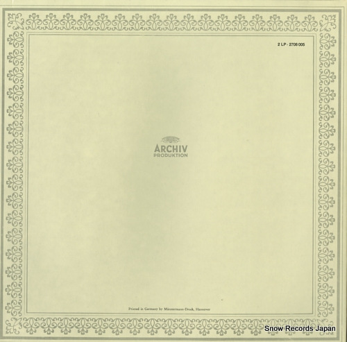 RICHTER, KARL bach; 4 ouverturen bwv1066-1069 2708005 / 198172