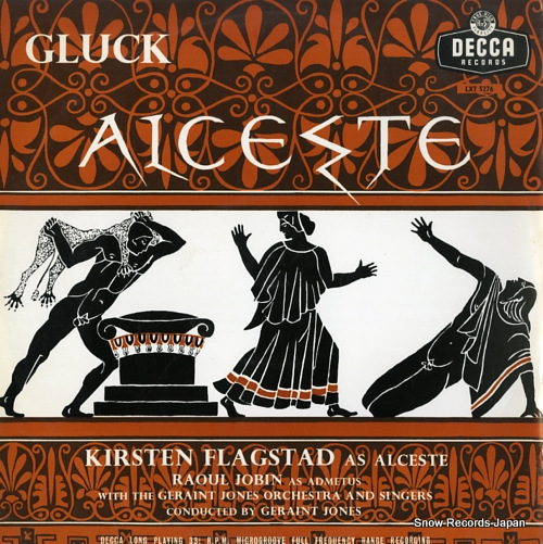 JONES, GERAINT gluck; alceste LXT5276 - front cover