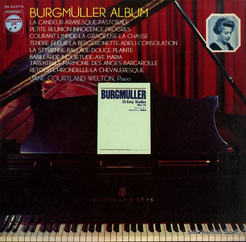WELTON, JANE COURTLAND burgmuller album OS-2247-N - front cover