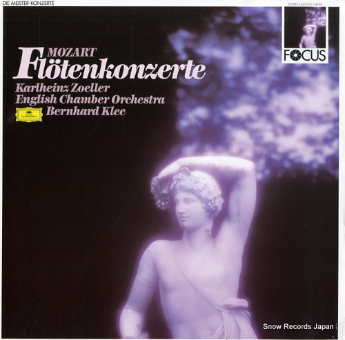 KLEE, BERNHARD mozart; flotenkonzerte 423012-1GFO - front cover