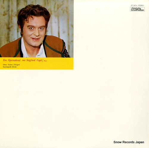 VOGEL, SIEGFRIED ein opernabend mit siegfried vogel ET-5076 - front cover