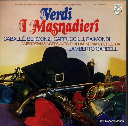 GARDELLI, LAMBERTO verdi; l masnadieri SFX-9573-75 - front cover