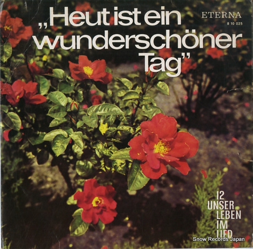 KOHLER, SIEGFRIED heut ist ein wunderschoner tag 810025 - front cover