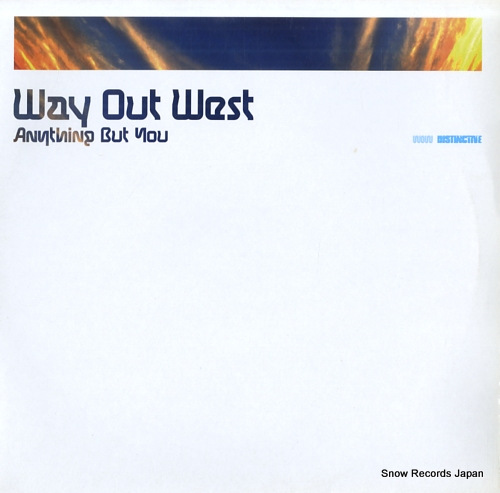 WAY OUT WEST anything but you DISNT131 - front cover