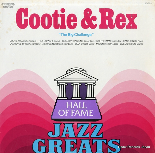 WILLIAMS, COOTIE, AND REX STEWART cootie & rex in the big challenge JG602 - front cover