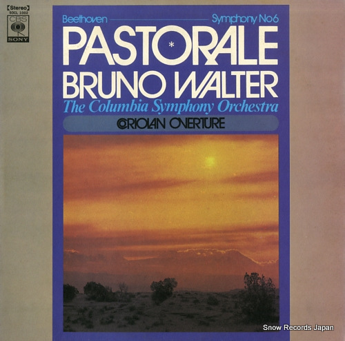WALTER, BRUNO beethoven; symphony no.6