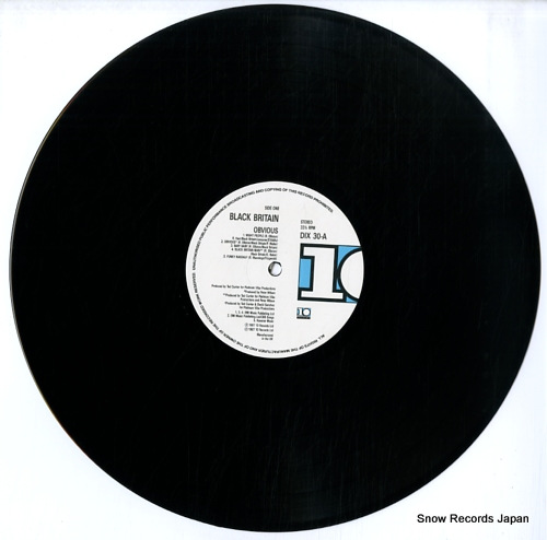 BLACK BRITAIN obvious DIX30 - disc
