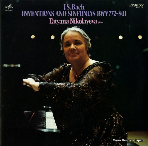 NIKOLAYEVA, TATYANA bach; inventions and sinfonias bwv772-801 VIC-31380
