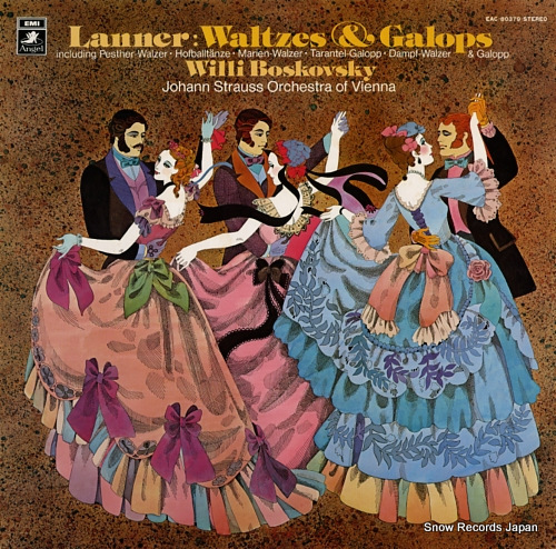 BOSKOVSKY, WILLI lanner; waltzes & galops EAC-80379 - front cover