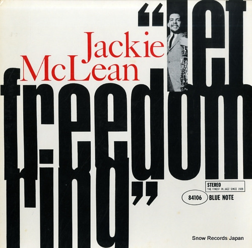 ジャッキー・マクリーン let freedom ring BST84106