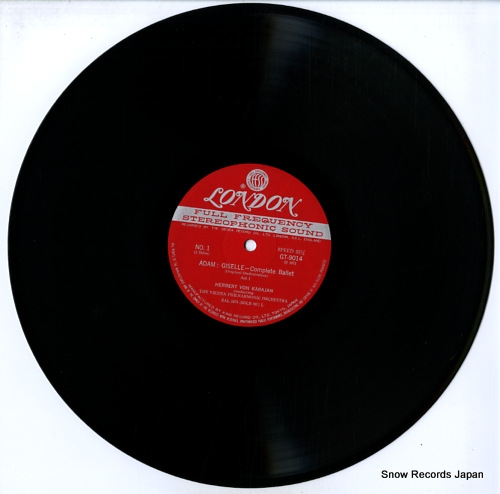 KARAJAN, HERBERT VON adam; giselle GT9014