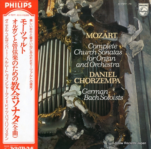 CHORZEMPA, DANIEL mozart; complete church sonatas for organ and orchestra X-7577-8