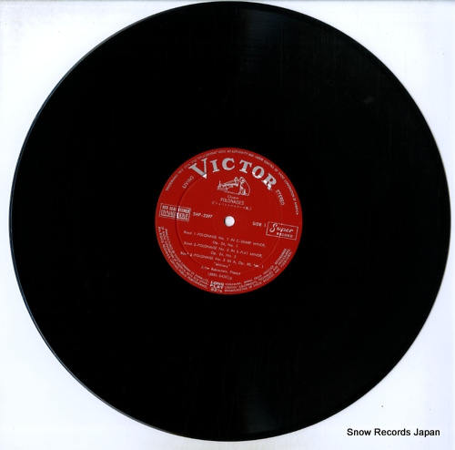 RUBINSTEIN, ARTUR chopin; 6 polonaises SHP-2397
