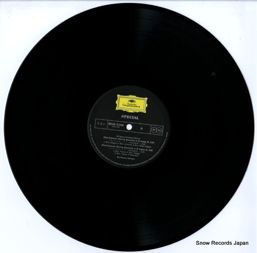 DIE WIENNER SOLISTEN mozart; divertimenti k.155, k.156, k.159, k.160 MGW5194 - disc