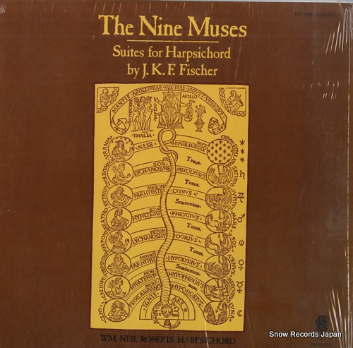 ROBERTS, NEIL the nine muses - suites for harpsichord KS-506 - front cover