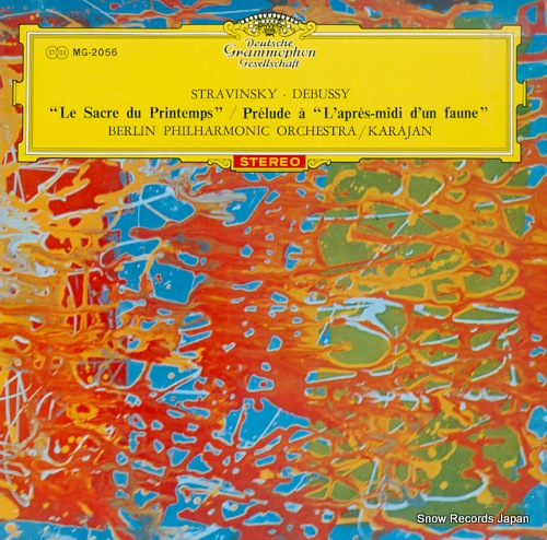 KARAJAN, HERBERT VON stravinsky; le sacre du printemps MG2056