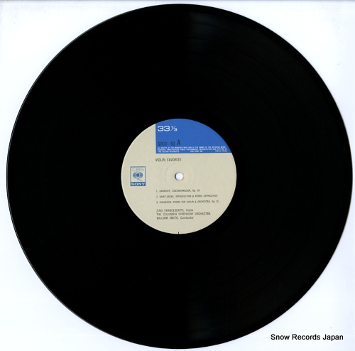 FRANCESCATTI, ZINO violin favorites SOCU60