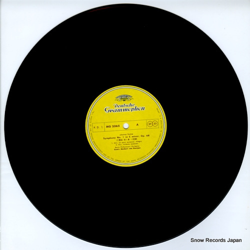 KARAJAN, HERBERT VON brahms; symphony no.1 MG2065