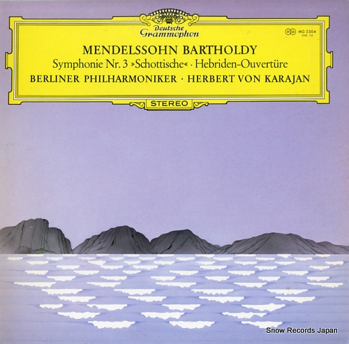 KARAJAN, HERBERT VON mendelssohn; symphony no.3 in a minor, op.56 MG2304