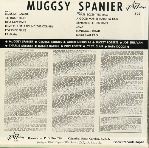 SPANIER, MUGGSY muggsy spanier J-33
