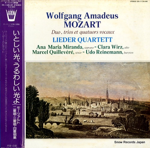LIEDER QUARTETT mozart; duo, trios et quatuors vocaux OX-1126-AR