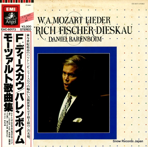 FISCHER-DIESKAU, DIETRICH mozart; lieder EAC-60173