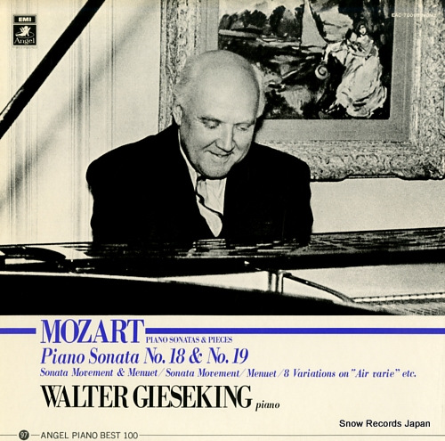 GIESEKING, WALTER mozart; piano sonatas & pieces EAC-70098