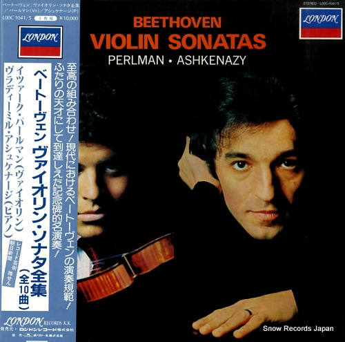 PERLMAN / ASHKENAZY beethoven; violin sonatas L00C1041/5