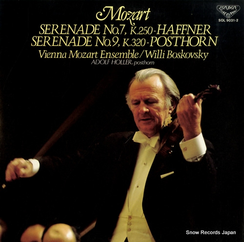 BOSKOVSKY, WILLI mozart; serenade no.7 & 9 SOL9031-2