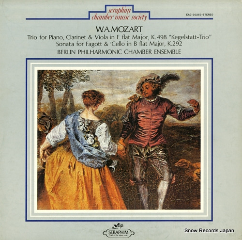 BERLIN PHILHARMONIC CHAMBER ENSEMBLE mozart; trio for piano, clarinet & viola in e flat major EAC-30253