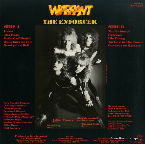 WARRANT the enforcer N0023