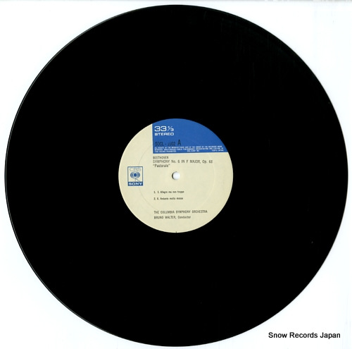 WALTER, BRUNO beethoven; symphony no.6 