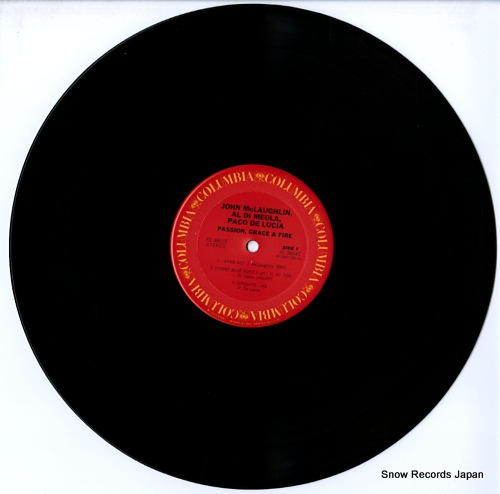 MCLAUGHLIN, JOHN, AL DI MEOLA, PACO DE LUCIA passion grace & fire FC38645