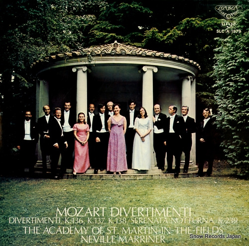 MARRINER, NEVILLE mozart; divertimenti k.136, 137, 138 SLC(A)1979