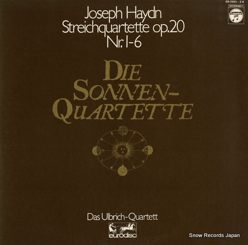 DAS ULBRICH-QUARTETT haydn; streichquartette op.20 nr.1-6 OS-2801-2-K