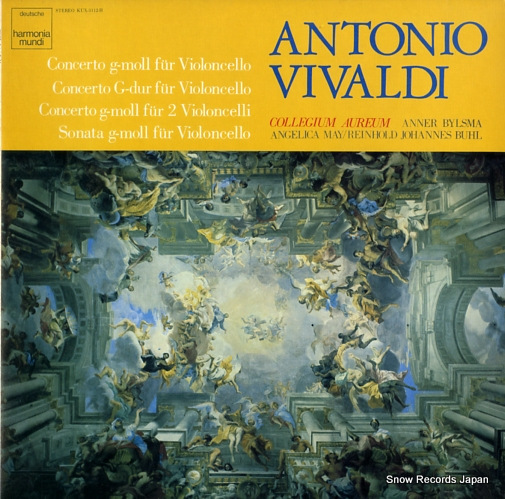 COLLEGIUM AUREUM vivaldi; concerto g-moll fur violoncello KUX-3112-H