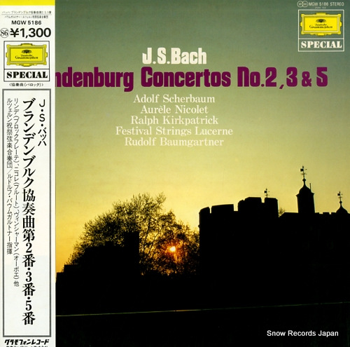 BAUMGARTNER, RUDOLF bach; brandenburg concertos no.2, 3 & 5 MGW5186