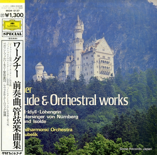 KUBELIK, RAFAEL wagner; prelude & orchestral works MGW5137