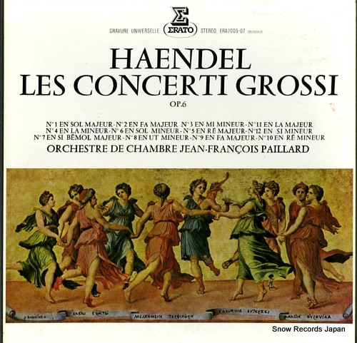 PAILLARD, JEAN-FRANCOIS haendel; les concerti grossi ERA-7005-07